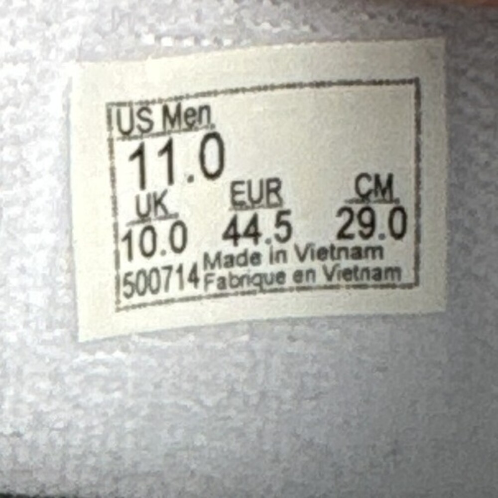Vans Leather Low White Mens US Size 11 EUR 44.5 500714 Sneakers - Picture 9 of 9